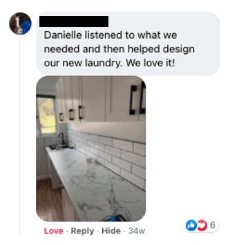 Danielle Lawson Kitchen Designer Testimonial